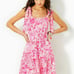 NWT Lilly Pulitzer Kailua Smocked Dress XL Peony Pink Seaside Scene