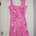 NWT Lilly Pulitzer Kailua Smocked Dress XL Peony Pink Seaside Scene