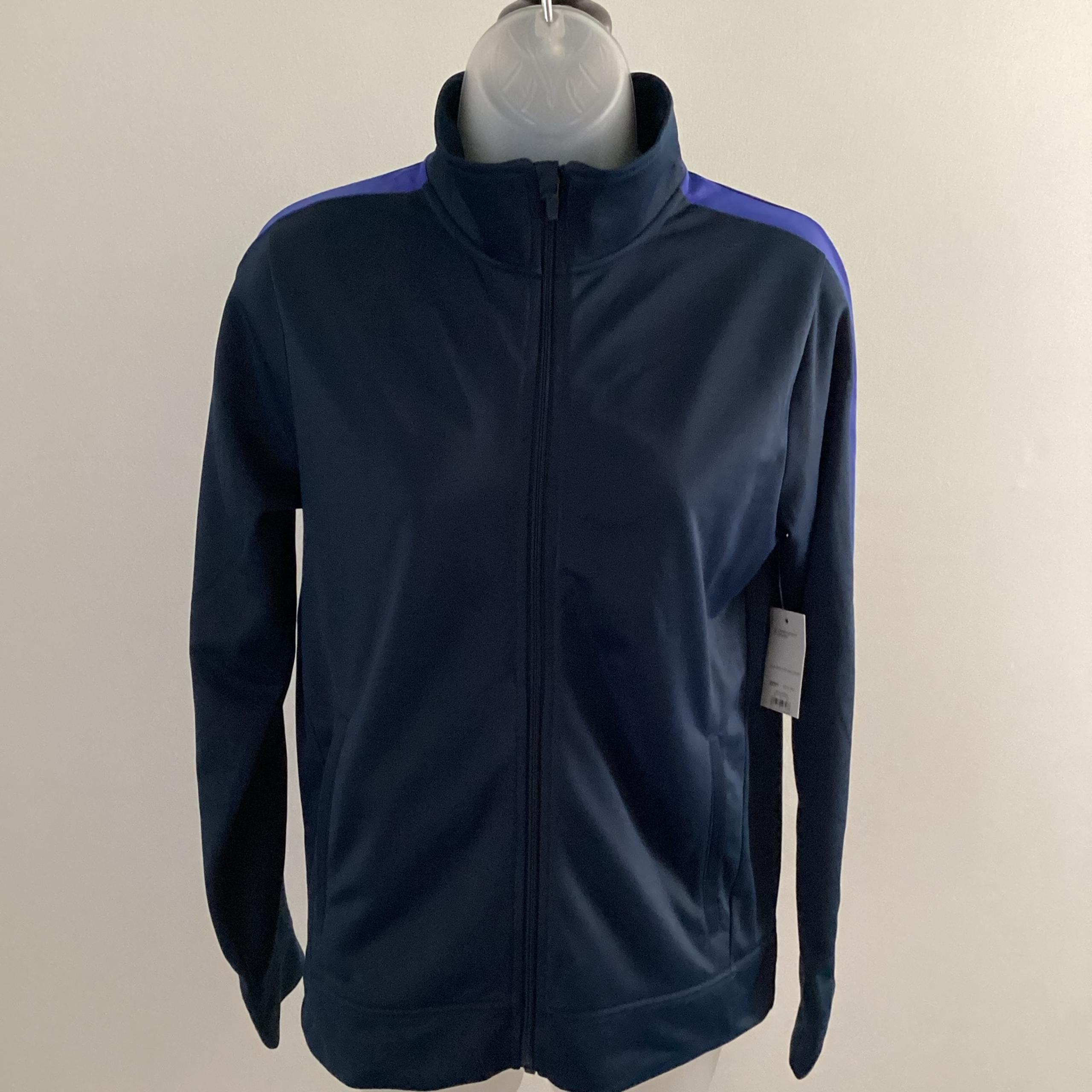 Tek Gear Tricot Track Jacket Blu Britbay Youth Size 18/20