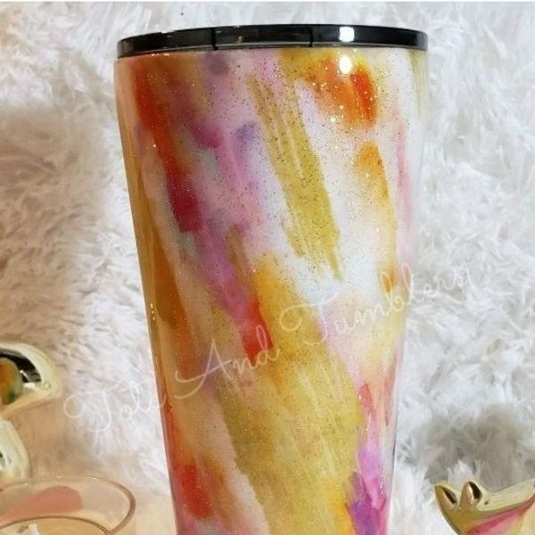 Abstract Watercolor 32oz HOGG Tumbler