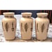 Set of 3 Portfolio Pfaltzgraff Naturewood Spice Jars Basil Thyme Rosemary (read)