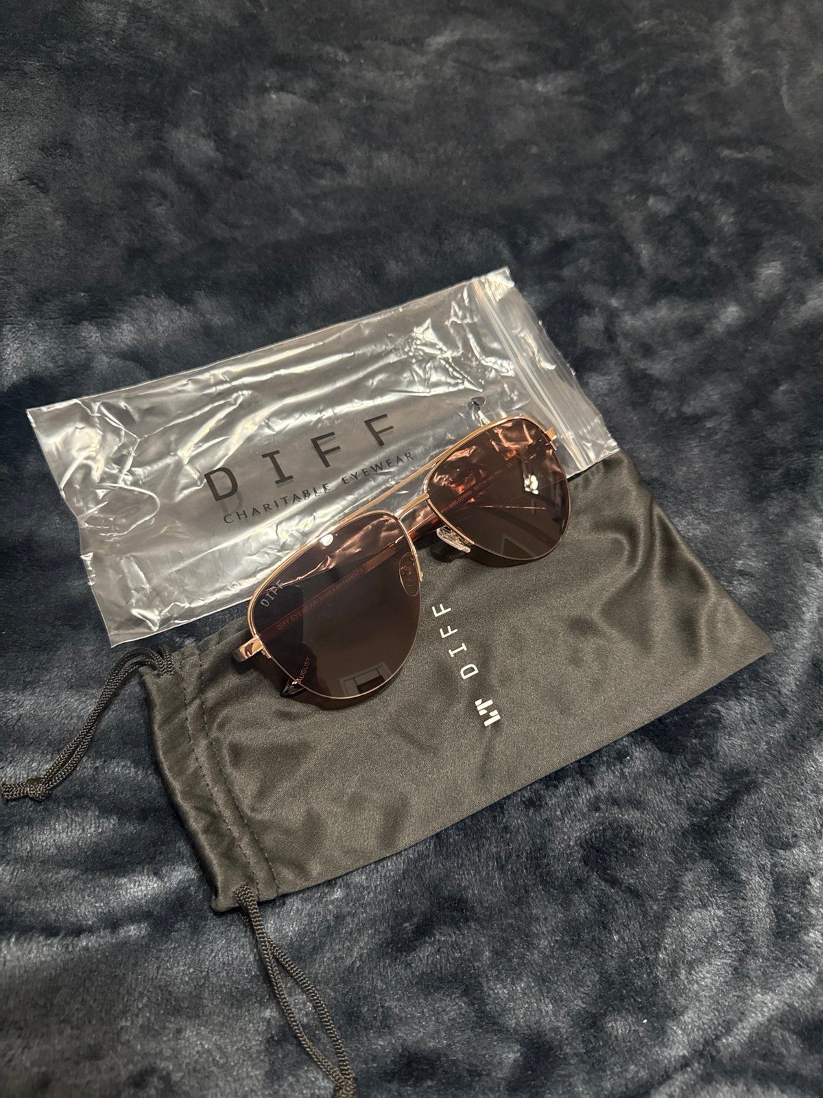 DIFF Eyewear Aviators Sunglasses NWT!!
