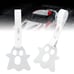 NEW 2PCS GHOST GLOW IN DARK GREEN JDM TSURIKAWA RING White Handle Strap Drift