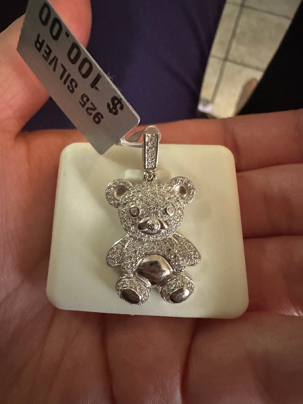 Teddy bear pendent