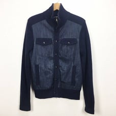 Banana Republic Blue Denim Front Sweater