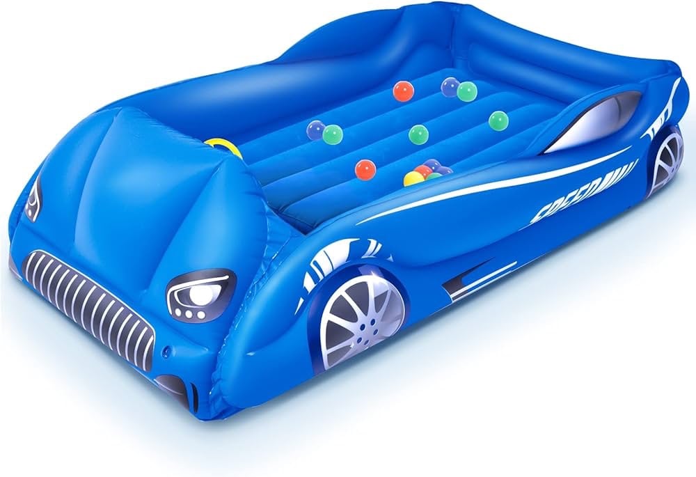 Jasonwell Inflatable Toddler Travel Bed - Portable Floor Bed for Kids Air Mattre