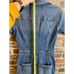 Anthropologie Good American Fit For Success Utility Blue Jean Jumpsuit Size 2