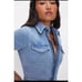 Anthropologie Good American Fit For Success Utility Blue Jean Jumpsuit Size 2