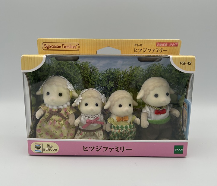 Sylvanian Families FS-42 Sheep Family Dolls Figures Epoch Original Box 2021