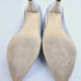 Bhava Size 39 (US 8.5-9) Women's Silver Slip On Pointed Toe Pumps Made In Spain