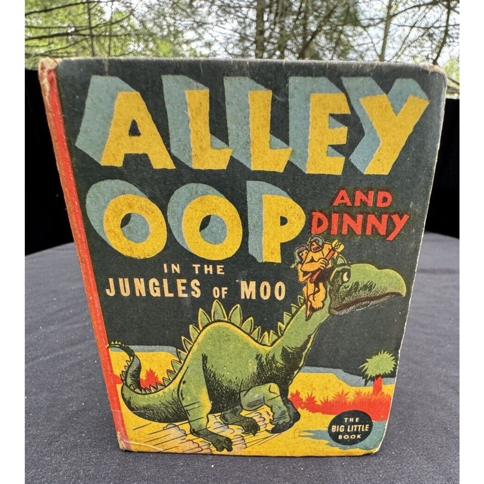 BLB Alley Oop & Dinny in the Jungles of Moo #1473 Whitman 1938 Excellent!!