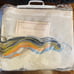 Vintage Needlepoint Butterfly Embroidery Pattern Wool European Canvas Kit