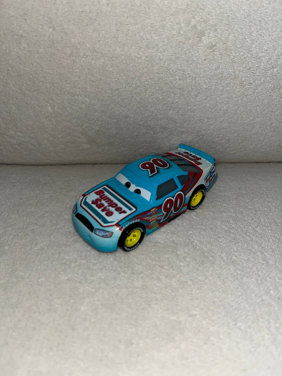 Disney Pixar Cars Blue Eyelids Ponchy Wipeout