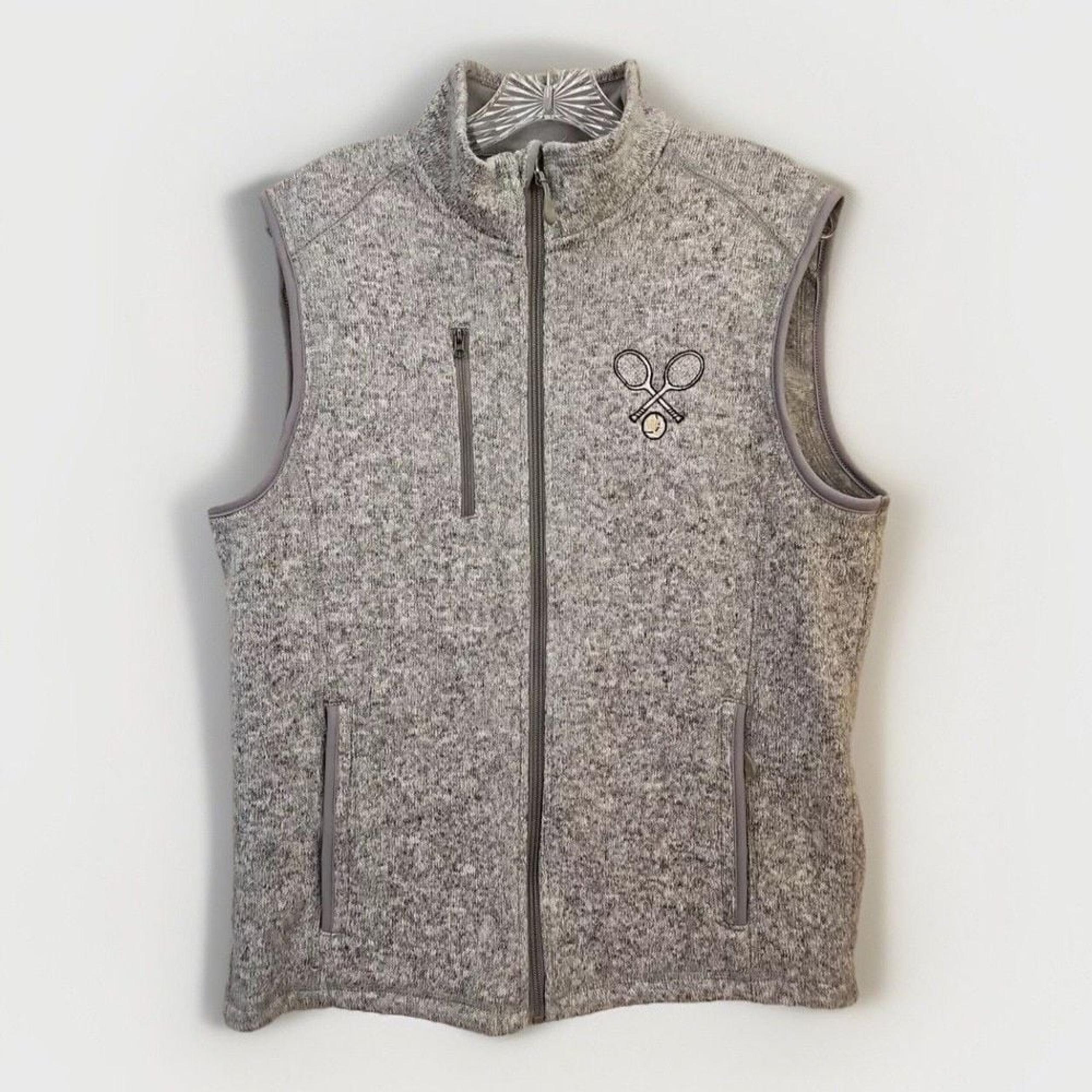 Charles River Apparel Women's Size Small  Grey Vest WC Tennis Embroidery