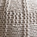 Round Pouf Ottoman FootNoble House Yasmin Fabric Pouf, Ivory