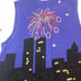 Vintage New Years New York Sparkle Sweater vest