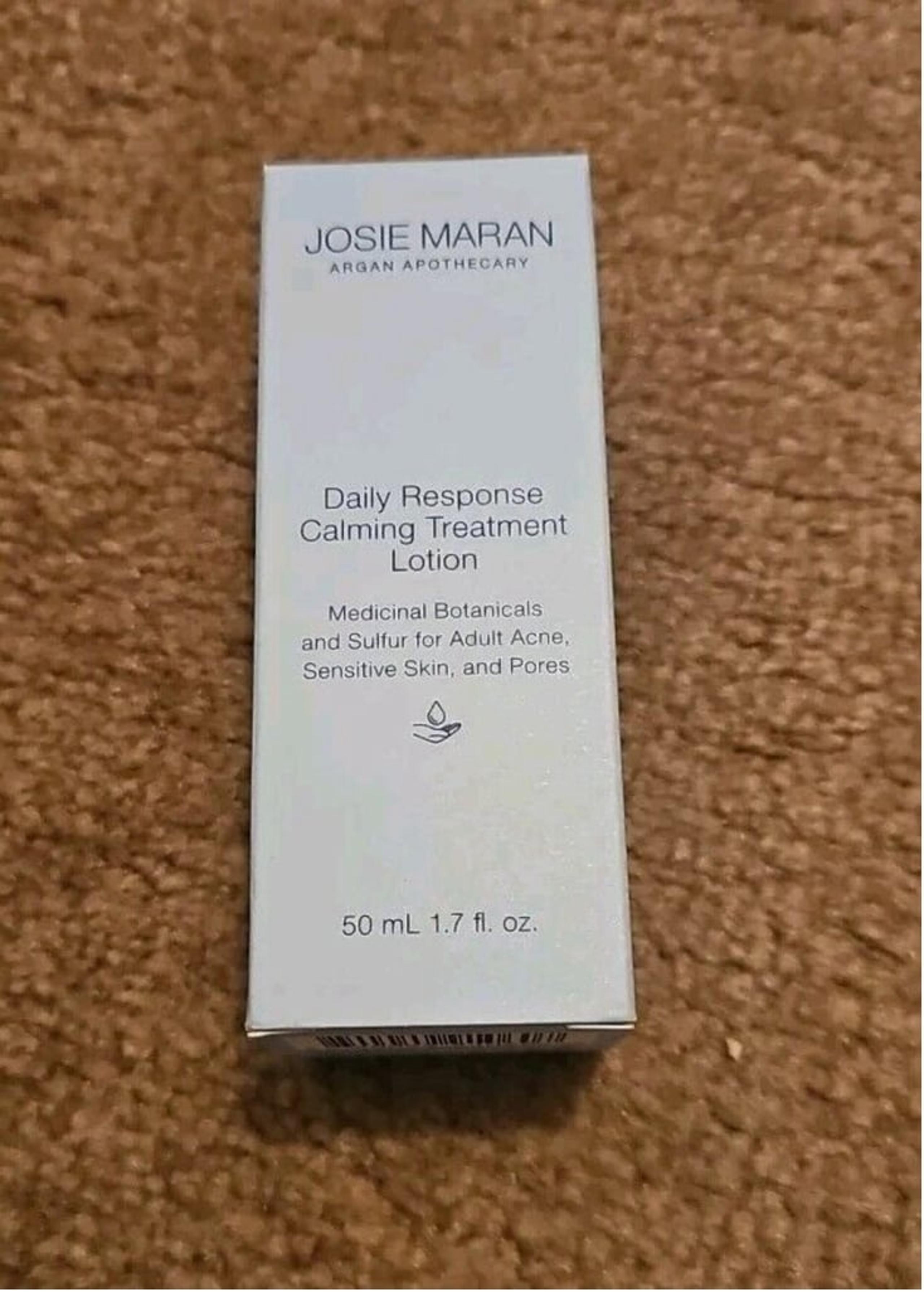 Josie Maran Argan Apothecary Daily Response Calming Treatment Lotion 1.7 oz NEW