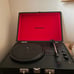 Crosley Red Record Player