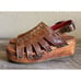 Bed Stu Robin Womens Brown Leather Wedges Sandals