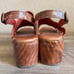 Bed Stu Robin Womens Brown Leather Wedges Sandals