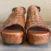 Bed Stu Robin Womens Brown Leather Wedges Sandals