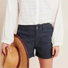 Anthropologie Navy Cargo The Wanderer Shorts