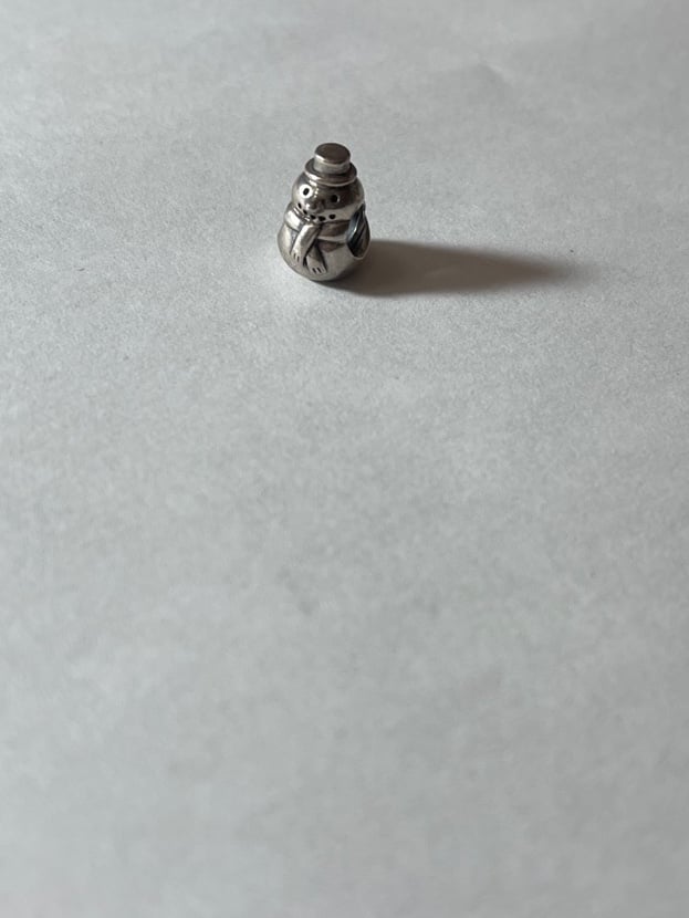 PANDORA 925 SNOWMAN CHARM