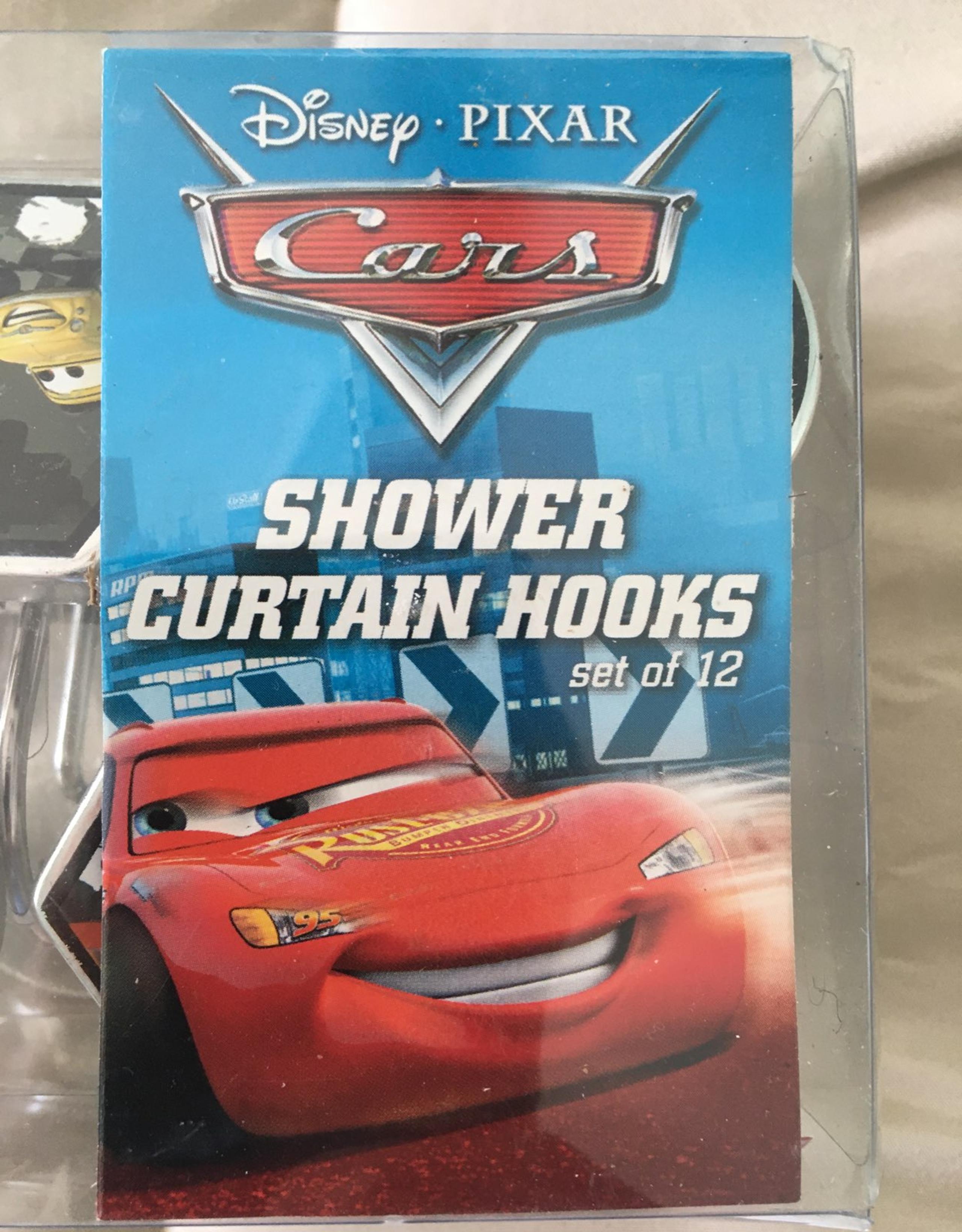 Disney Pixar Cars Shoeer Hooks Set of 12
