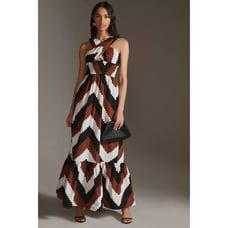 Anthropologie-Plenty by Tracy Reese Printed Halter Maxi Dress