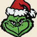 The Grinch Hand Tufted Christmas Rug (48x48)
