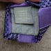 Ike Behar Two-tone Purple Striped Men's 100% Silk Classic Necktie NEW