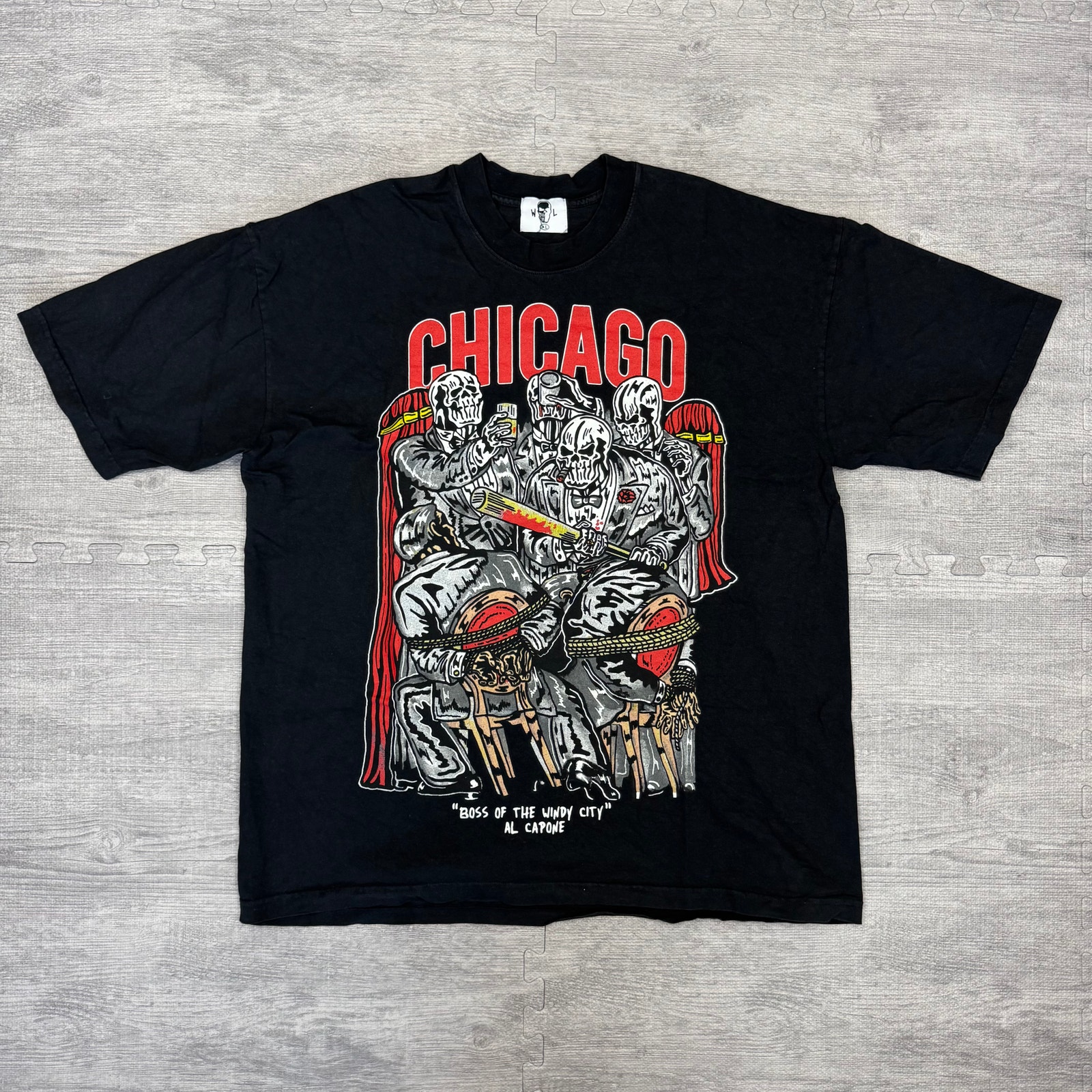 Men’s XL T-Shirt Warren Lotas Boss Of The Windy City Chicago Great Condition.
