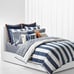 Ralph Lauren Casey Geo Print Two Standard Pillowcases (1 Pair) NIP