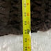 Harold’s Vintage Women’s Large Brown Rabbit Fur Vest Old Money Luxury Mobwife