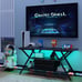 55 TV Stand with Power Outlet for TV up to 65 Inch, LED