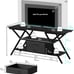 55 TV Stand with Power Outlet for TV up to 65 Inch, LED