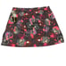 David Paul Womens Stretch Cotton Spandex Floral Rose Skort Size 8