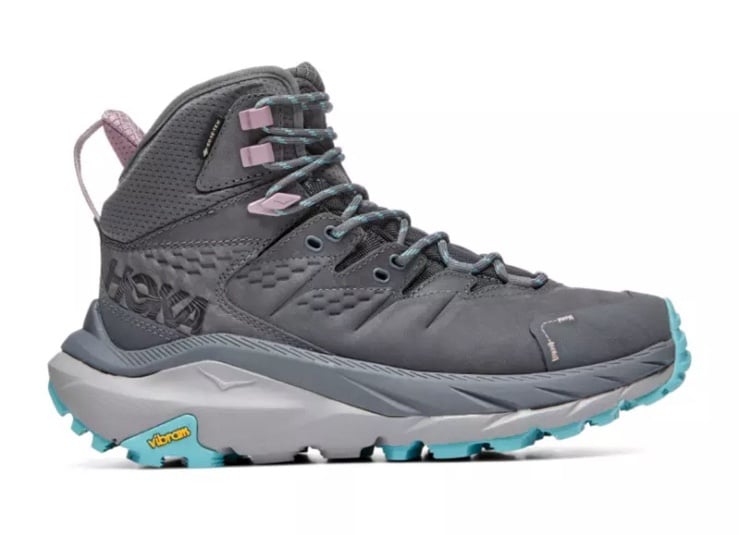 Hoka One Kaha 2 GTX 1123156-CCSH Women's Gray Waterproof Hiking Boots Size 9B