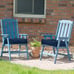 Costway 21 x 21 Patio Chair Seat Cushion 2 PCS Indoor/Outdoor Pads Navy