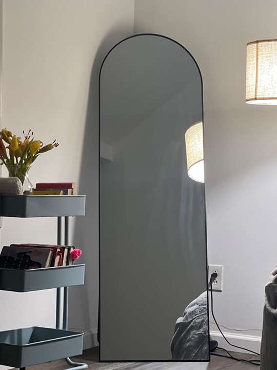64 x21 Full Length Mirror Arched Full Mirror Free Standing Leaning Mirror