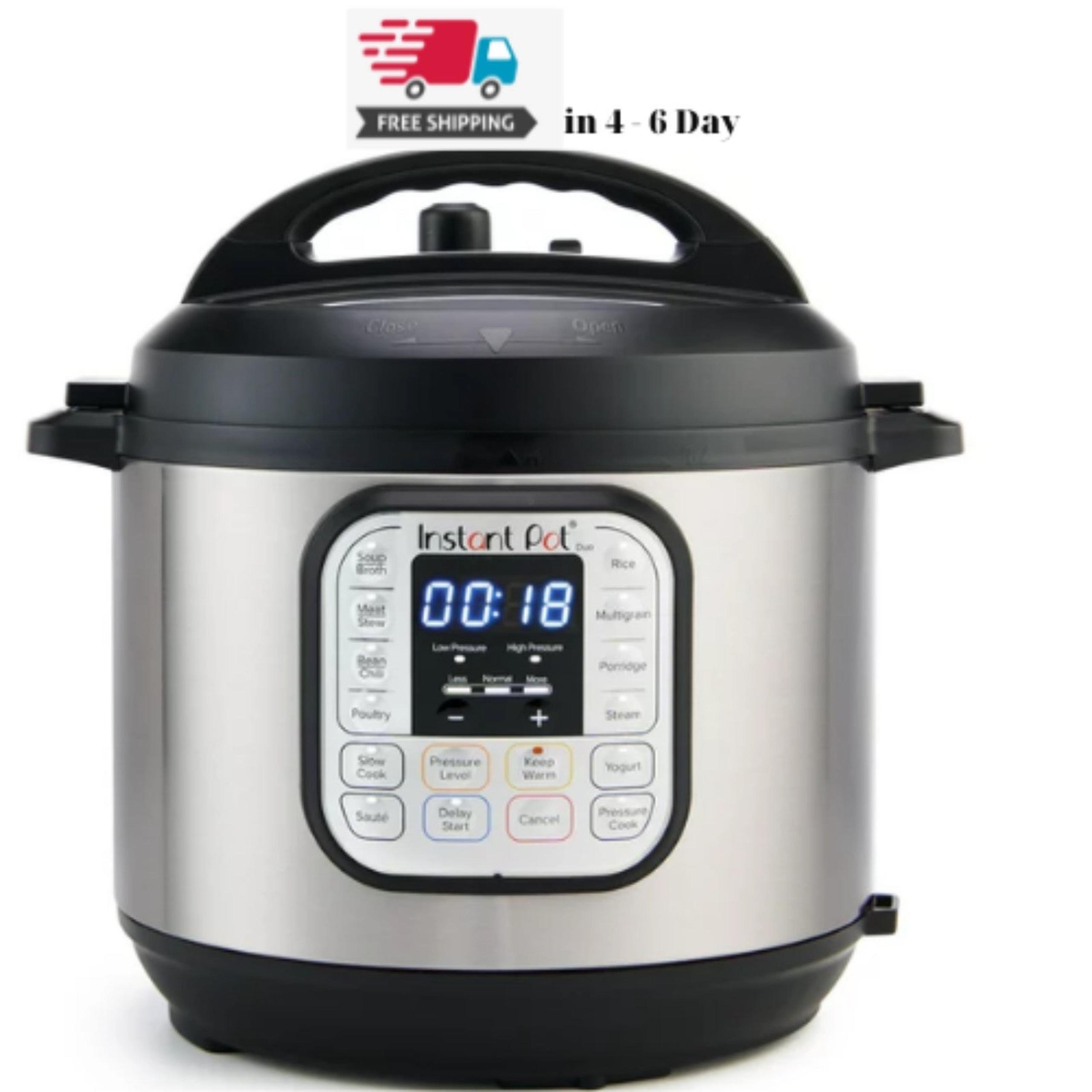 Instant Pot Duo 6-Quart 7-in-1 Electric Pressure Cooker Full box 100%