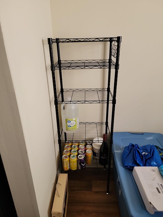 Shelf 5 Wire Metal Storage Rack Shelving Unit Organizer for Kitchen Laundry