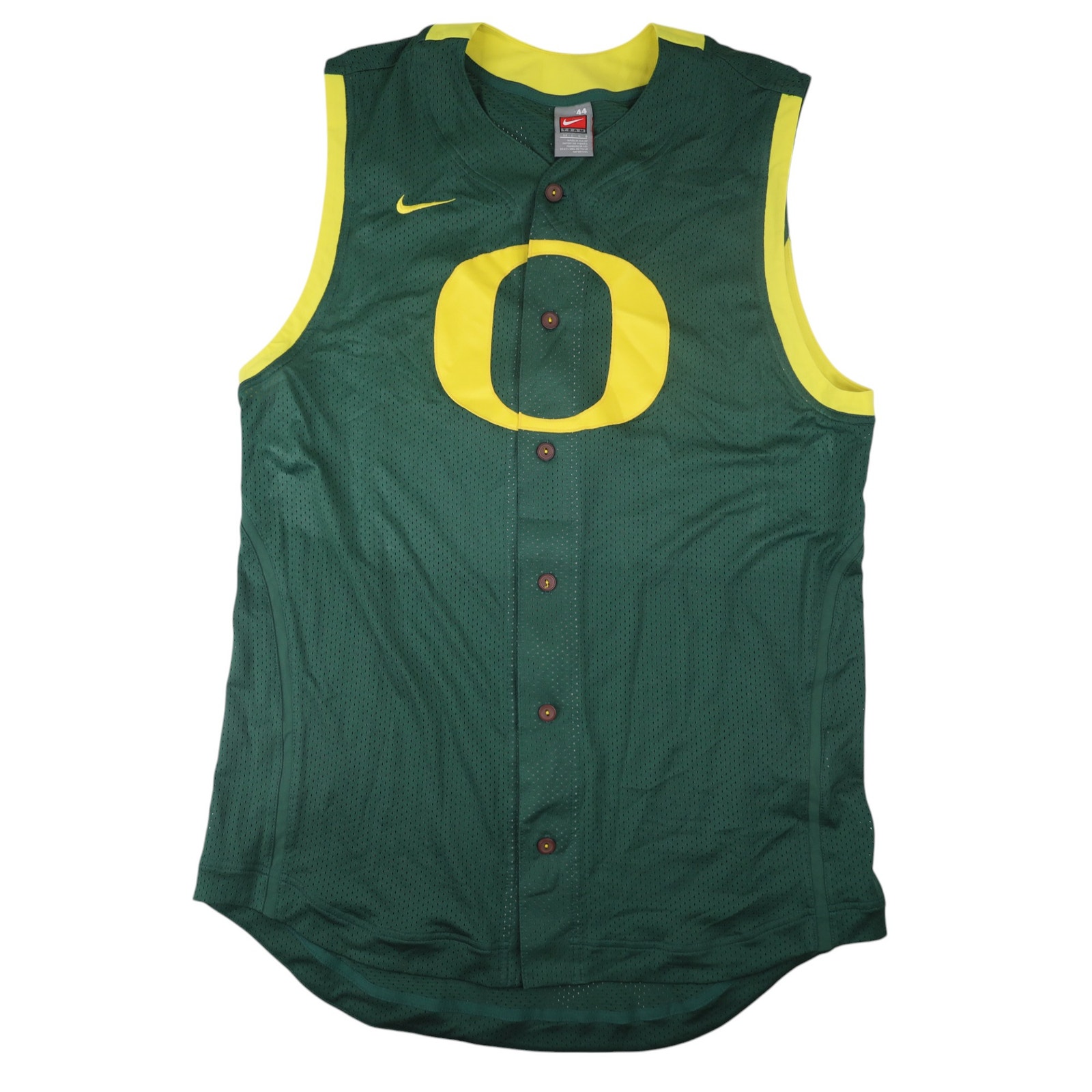 Vintage Nike University of Oregon Ducks Mesh Baseball Jersey