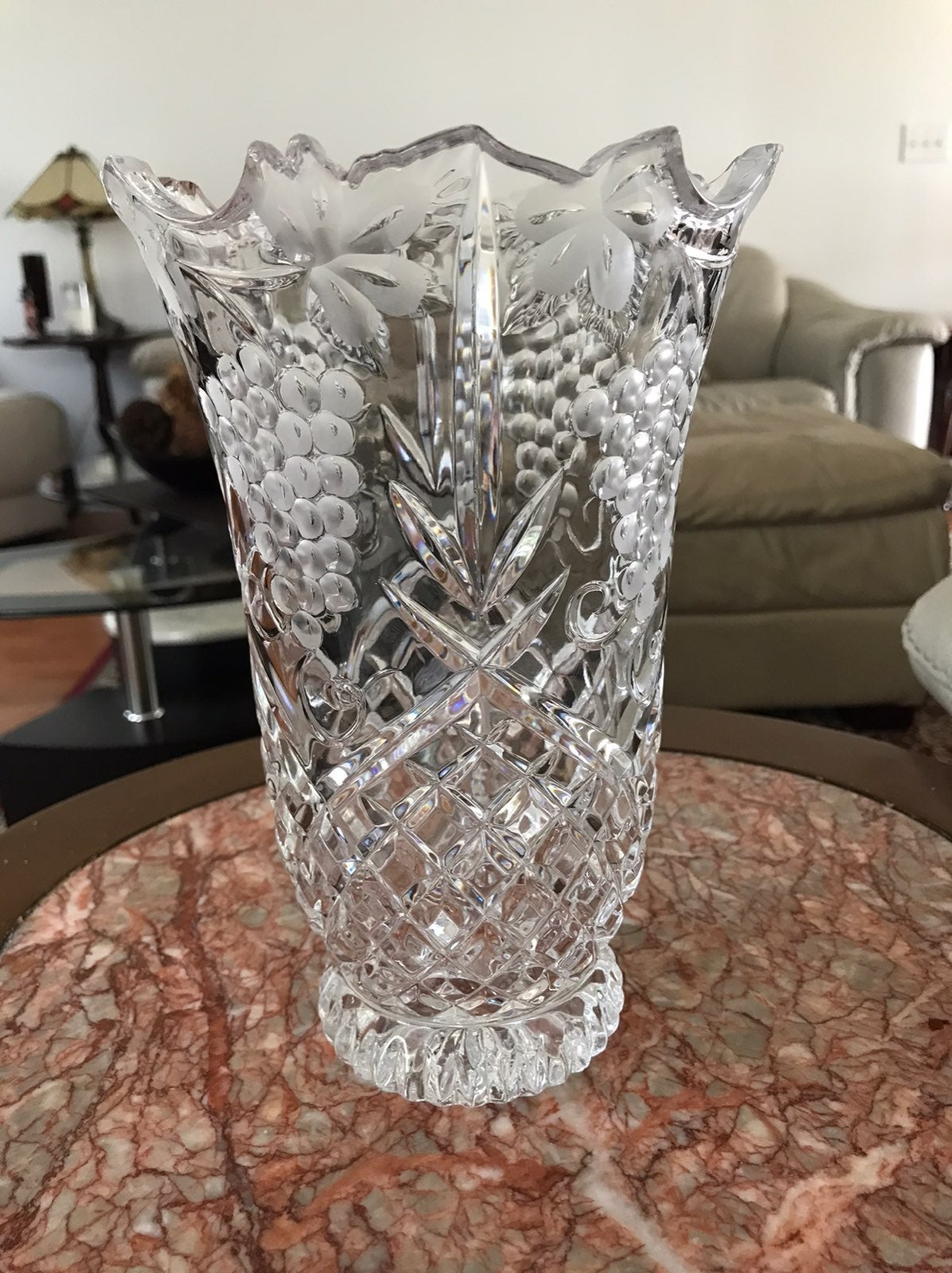 Glass Crystal Vase