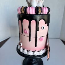 Pink Ghost Cake By Ghoulish