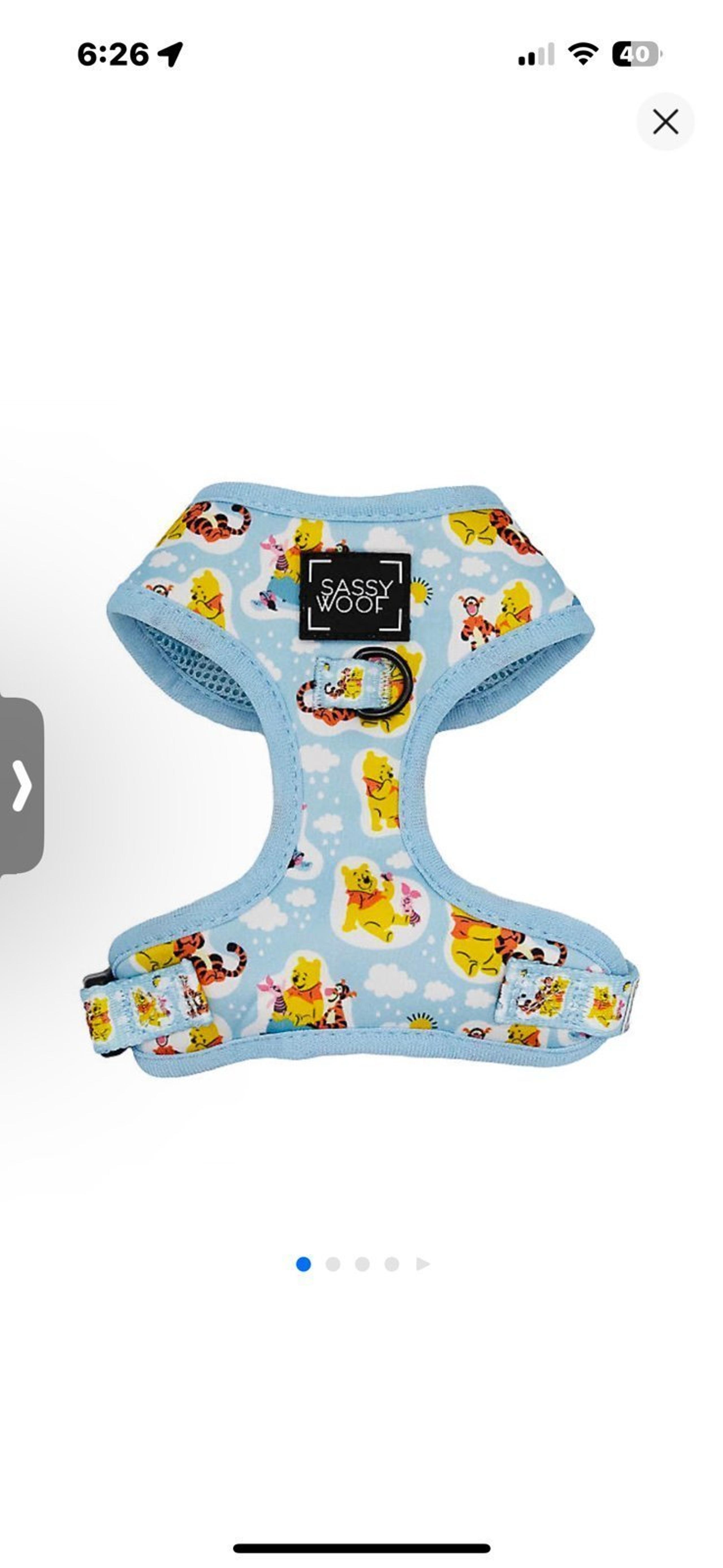 Disney Winnie the Pooh Dog Harness by Sassy Woof