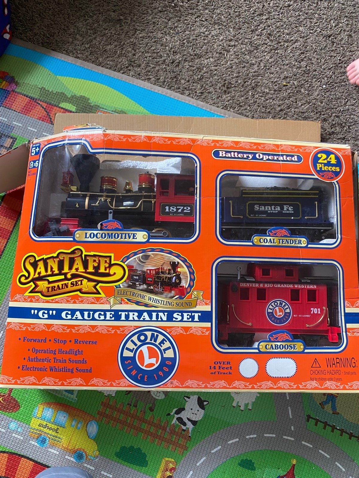 lionel train set 2000 vintage Santa Fe