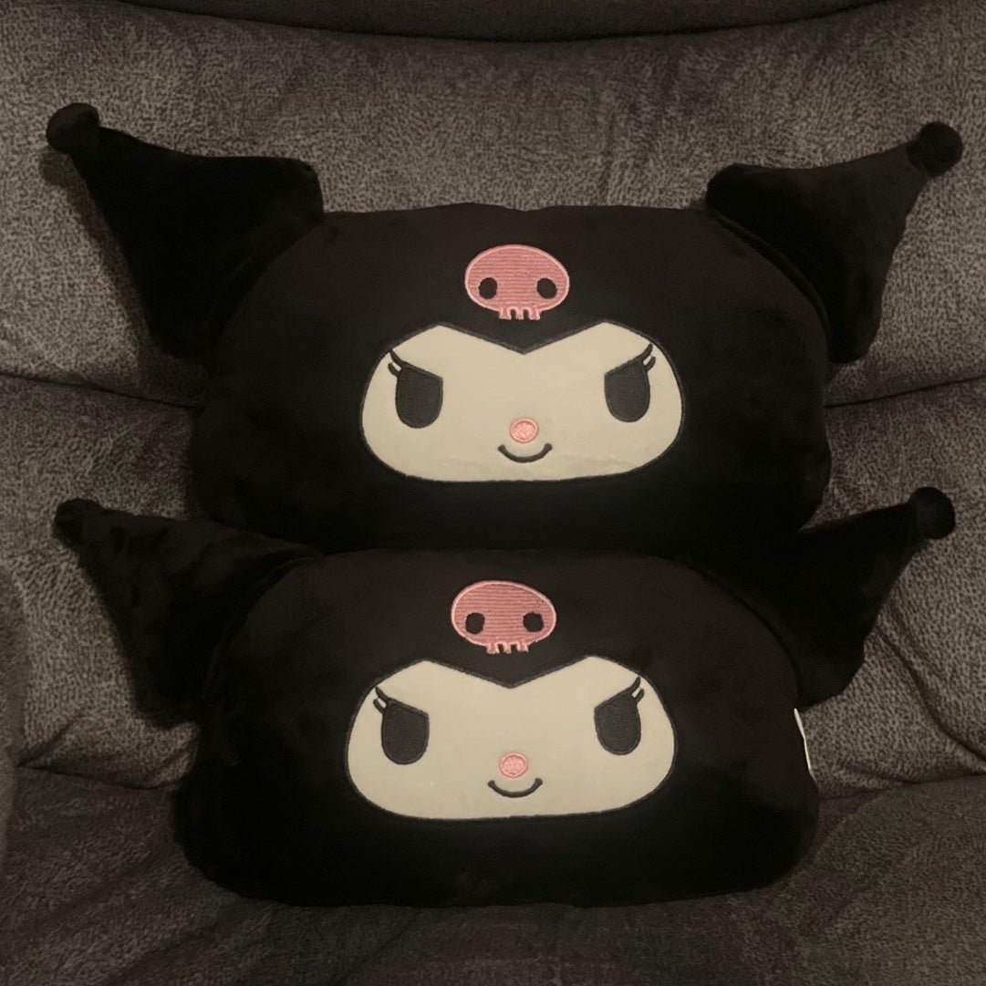 Kuromi Car Headrest Pillows Set