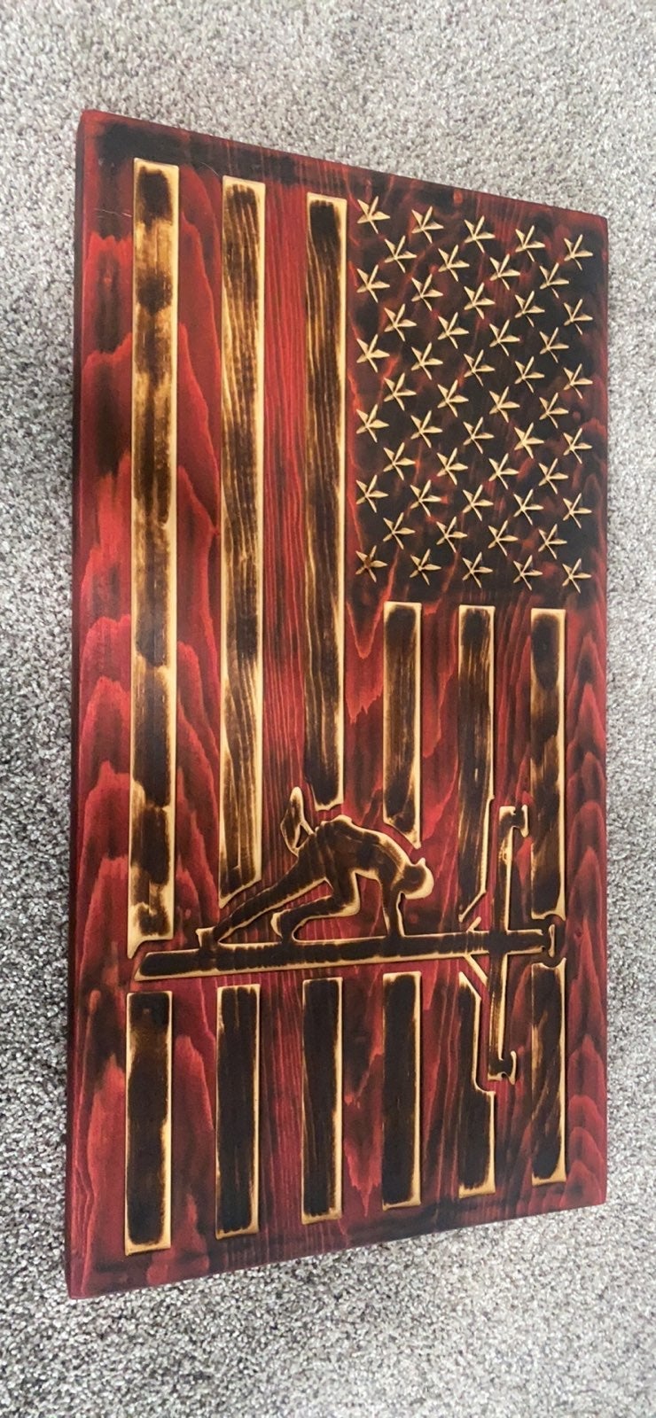 Chrismas gift, Lineman wood art