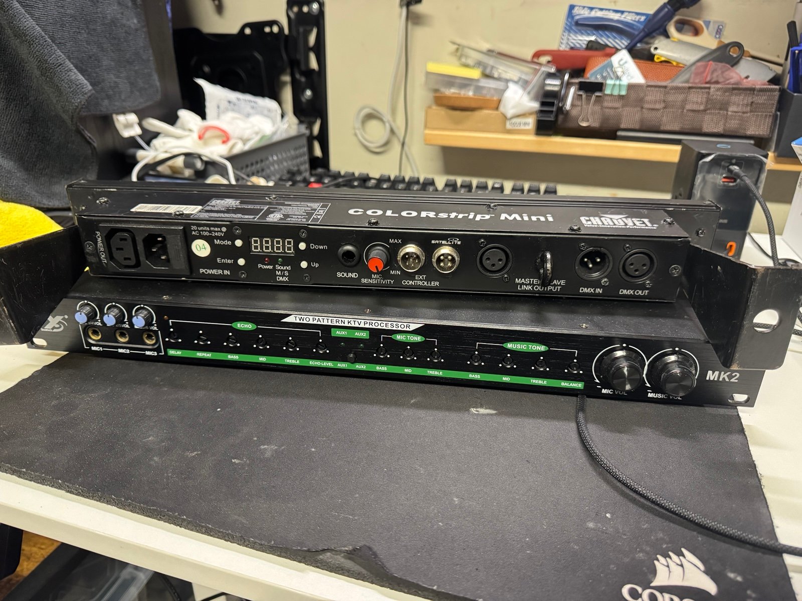 KTV processor & Chauvet ColorStrip Mini